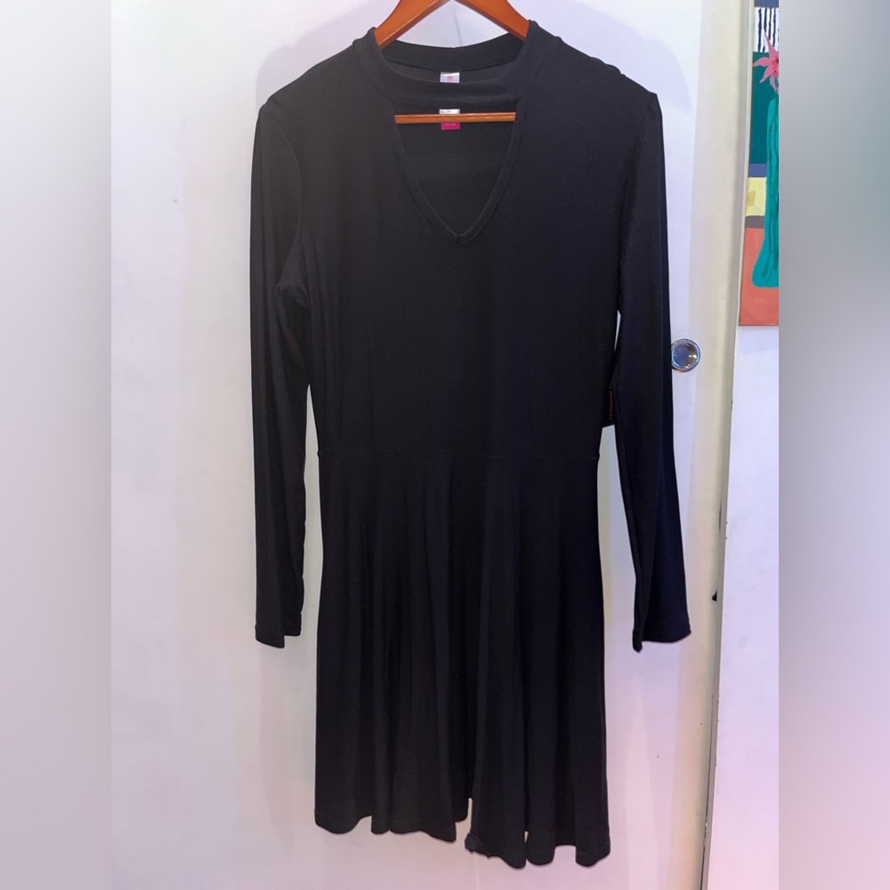 No Boundaries Black Long Sleeves Dress